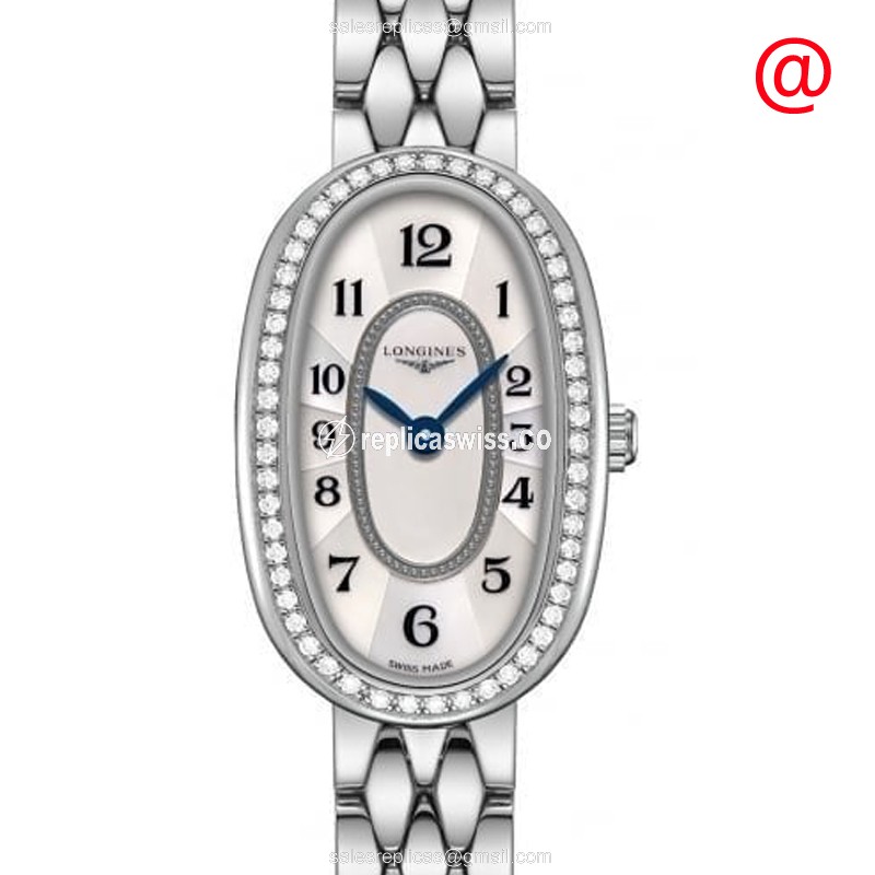 Longines Symphonette L2.304.0.83.6 Replica, Swiss Quartz, Silver Dial & Stainless Steel Strap Watch