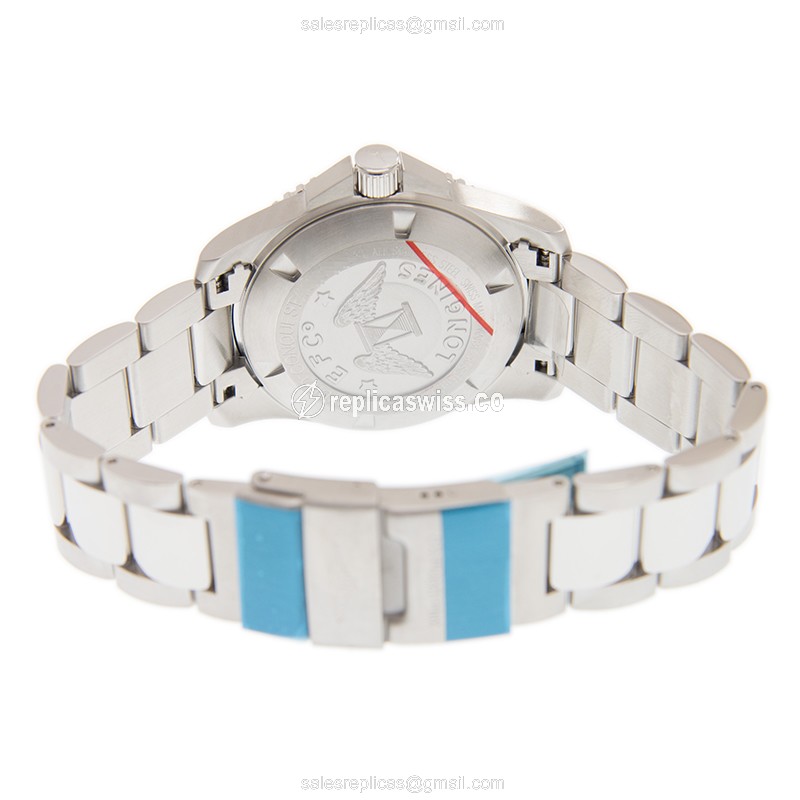 Elegant Longines Conquest Automatic Replica with Gray Dial Stainless Steel Case Watch - view 4