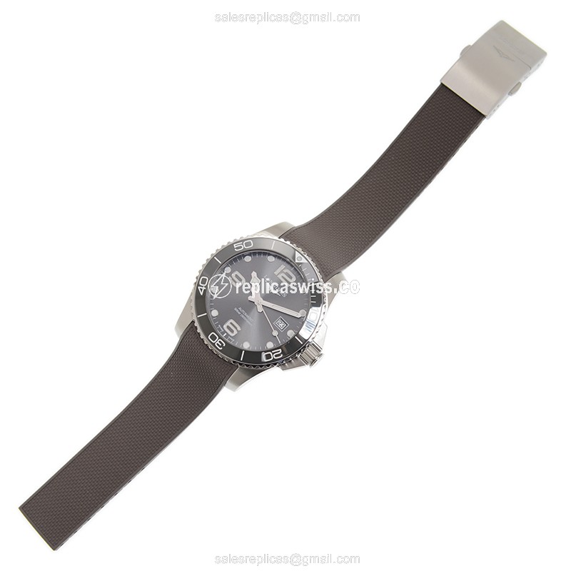 Elegant Longines Conquest Replica Watch in Stainless Steel with Automatic Movement Gray Dial - view 2