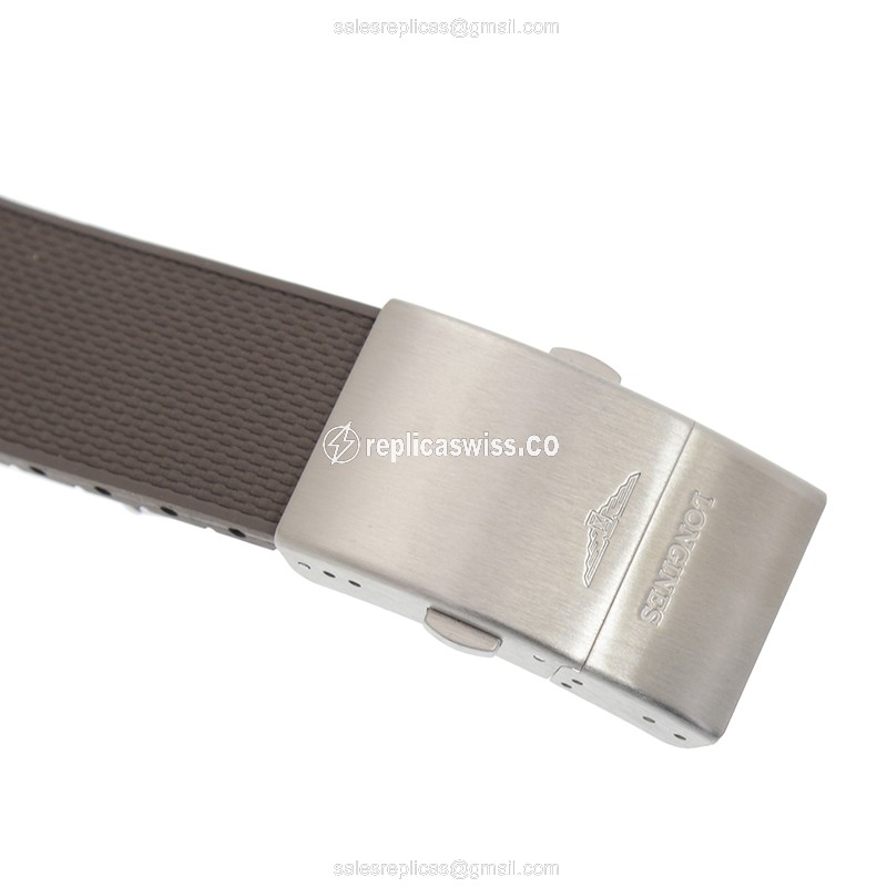 Elegant Longines Conquest Replica Watch in Stainless Steel with Automatic Movement Gray Dial - view 4