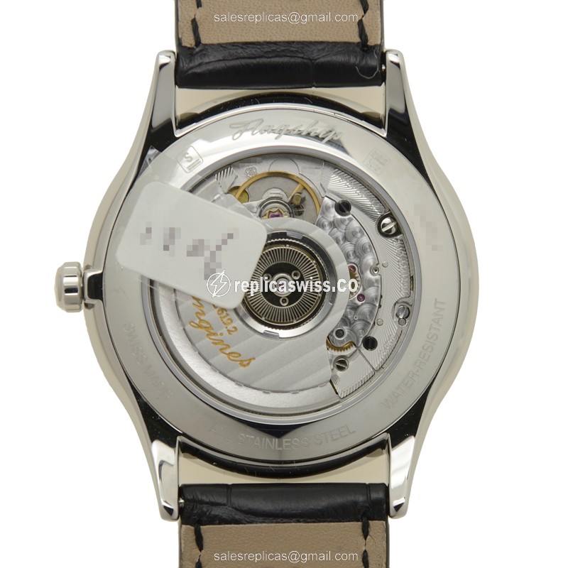 Elegant Longines L4.874.4.72.2 Replica with Silver Dial & Stainless Steel Case Watch - view 3