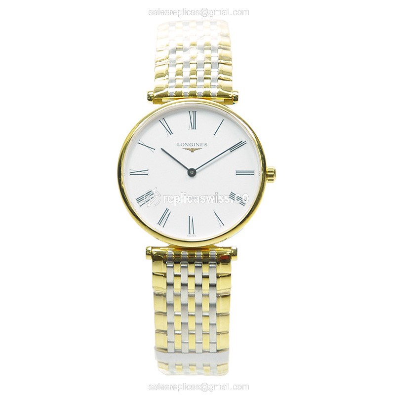 Elegant Longines LA GRANDE Replica Watch in PVD Gold Case & Automatic Movement - view 2