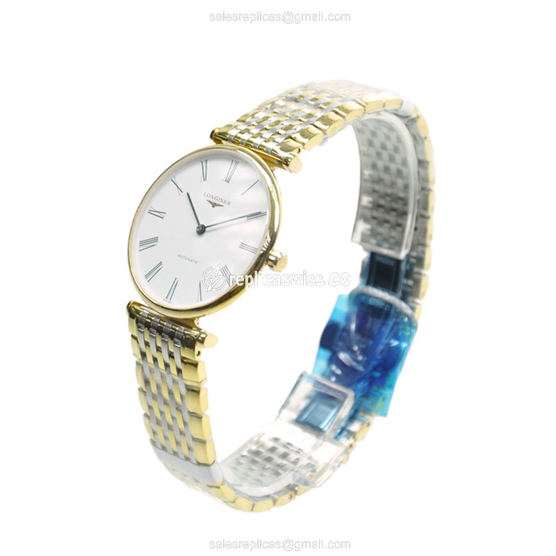 Elegant Longines LA GRANDE Replica Watch in PVD Gold Case & Automatic Movement - view 3