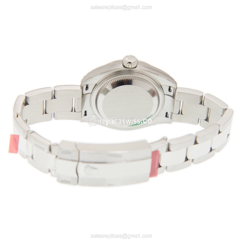 Elegant Rolex Lady Datejust Replica in 18kt Steel & Gray Dial, Automatic Movement Watch - view 4