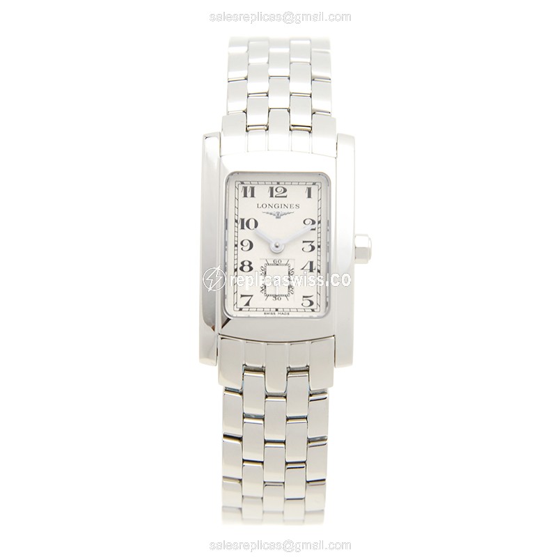 Exquisite Longines L5.155.4.73.6 Dolce Vita Replica with White Dial Stainless Steel Case Watch - view 2