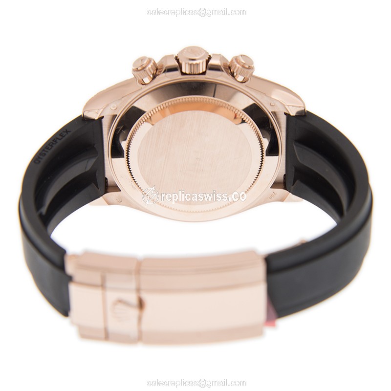 Exquisite Rolex Daytona 116515LN-0019 Replica in 18kt Rose Gold & Ivory Dial, Automatic Movement - view 4