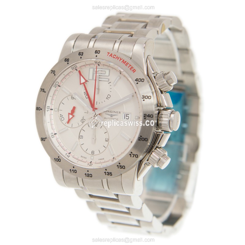 Longines Conquest L3.670.4.76.6 Replica with White Dial & Stainless Steel Case Watch - view 3