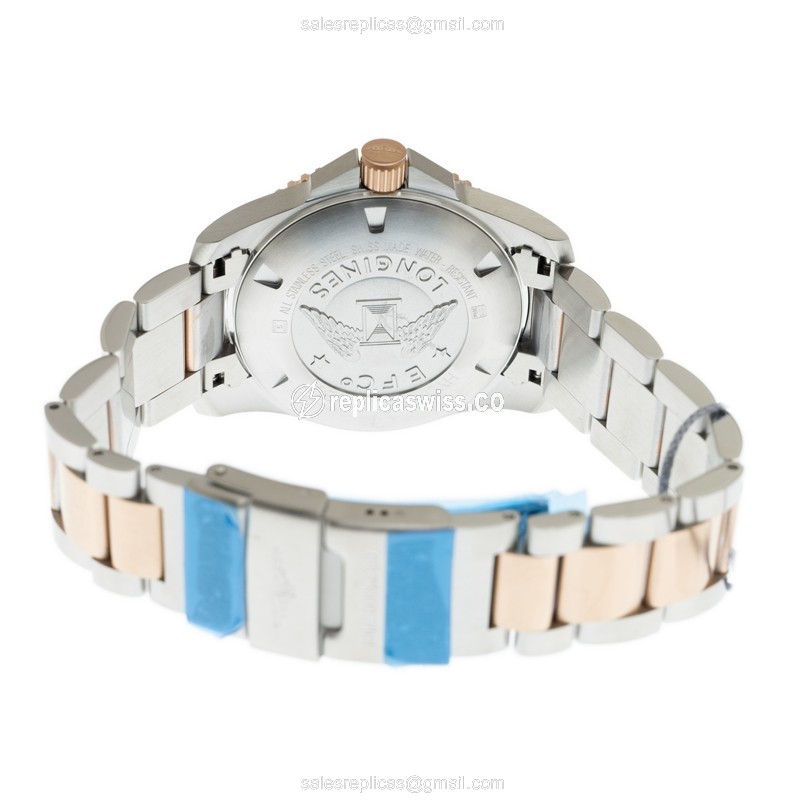 Longines Conquest L3.781.3.98.7 Replica | Blue Dial, 18kt Steel Case & Band Watch - view 4