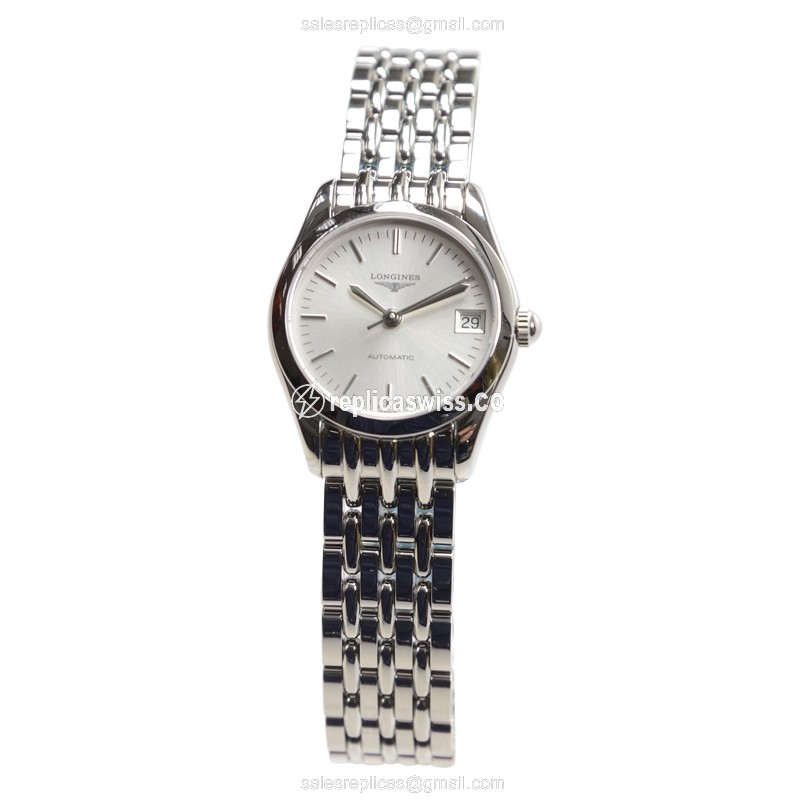 Longines Elegant Series L4.398.4.72.6 Replica Watch | White Dial, Automatic Movement - view 2