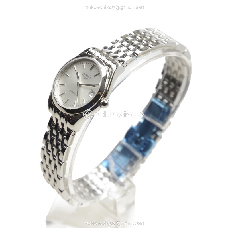 Longines Elegant Series L4.398.4.72.6 Replica Watch | White Dial, Automatic Movement - view 3