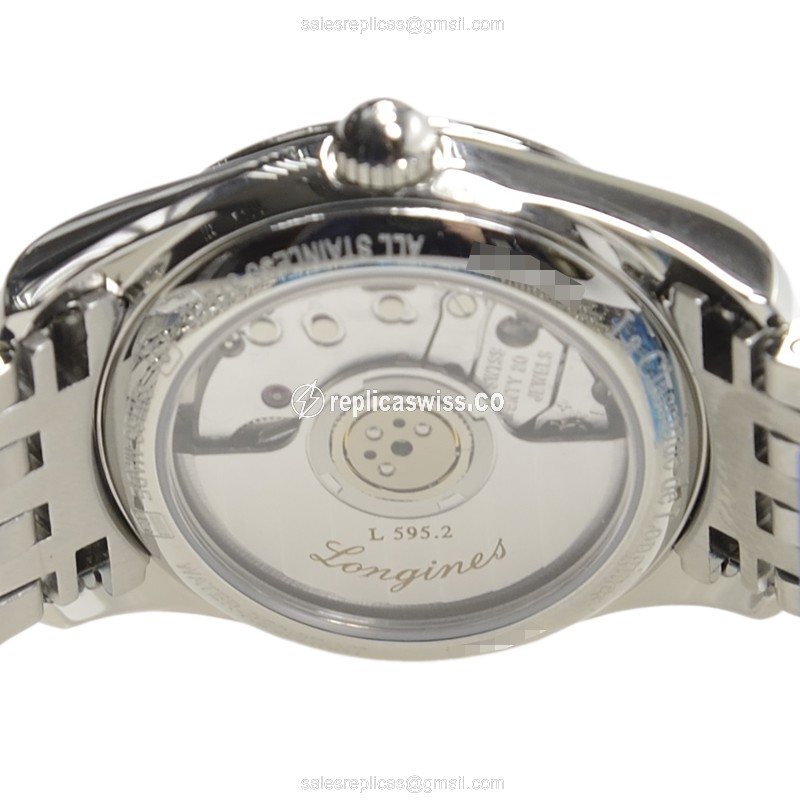 Longines Elegant Series L4.398.4.72.6 Replica Watch | White Dial, Automatic Movement - view 4