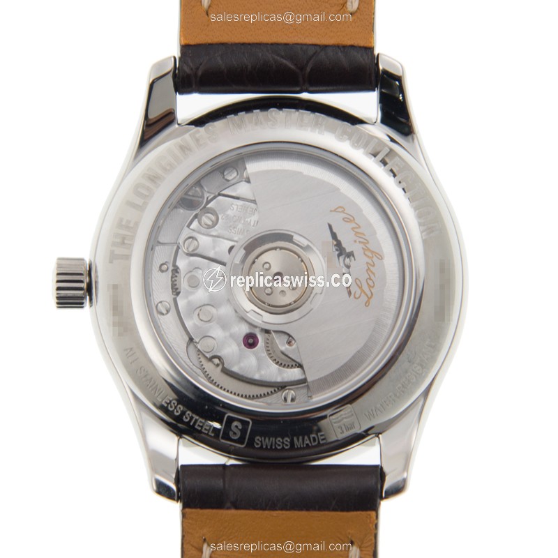 Longines L2.257.4.77.3 Master Replica, Automatic Movement, White Dial, Stainless Steel Case Watch - view 3
