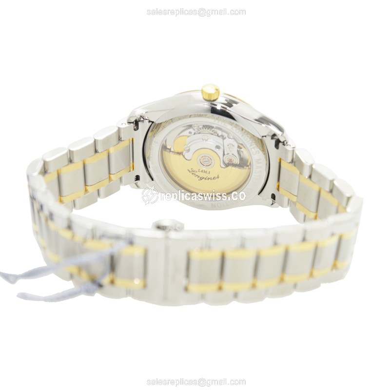 Longines L2.755.5.77.7 Master Replica | Silver Dial, 18kt Steel Strap Watch - view 4