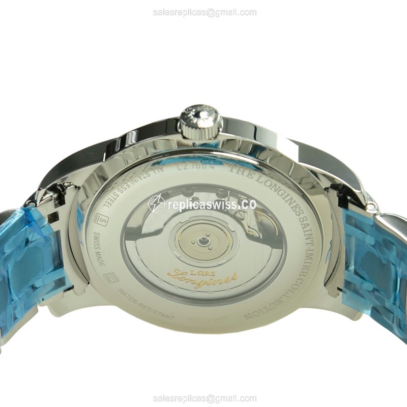 Longines L2.766.4.79.6 SAINT IMIER Automatic — Silver Dial, Steel Case & Clasp Watch - view 4