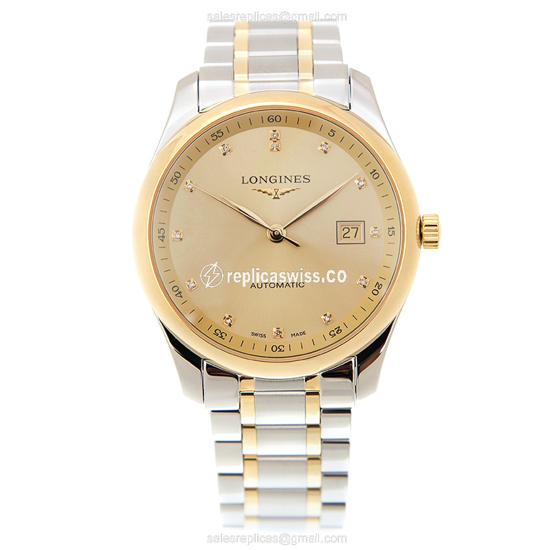 Longines L2.793.5.37.7 Master Automatic | 18kt Gold Case | Sapphire Crystal Watch - view 2
