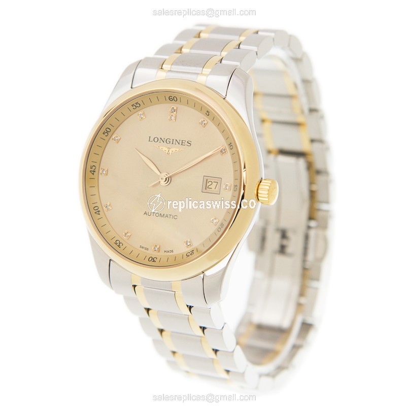 Longines L2.793.5.37.7 Master Automatic | 18kt Gold Case | Sapphire Crystal Watch - view 3