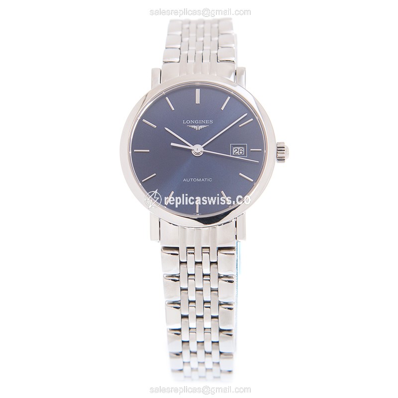 Longines L4.310.4.92.6 Replica, Automatic Movement, Blue Dial, Stainless Steel Case Watch - view 2