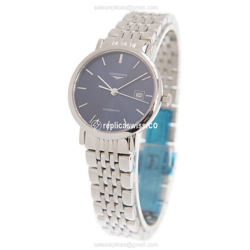 Longines L4.310.4.92.6 Replica, Automatic Movement, Blue Dial, Stainless Steel Case Watch - view 3
