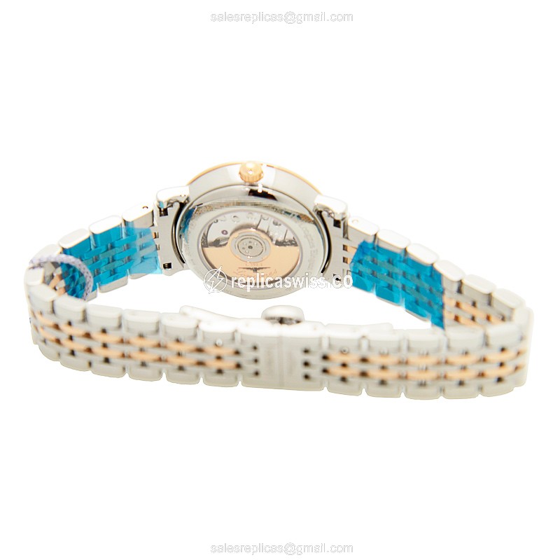 Longines L4.310.5.11.7 Replica, Automatic Movement, White Dial & 18kt Steel Case Watch - view 4
