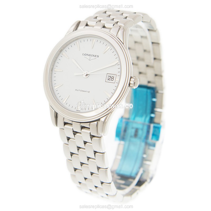 Longines L4.774.4.12.6 Replica Watch | Automatic | White Dial, Stainless Steel Case - view 3