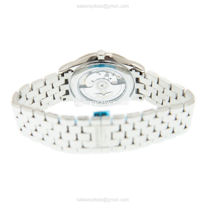 Longines L4.974.4.11.6 Replica Watch | Automatic Movement | White Dial | Stainless Steel Case - view 4