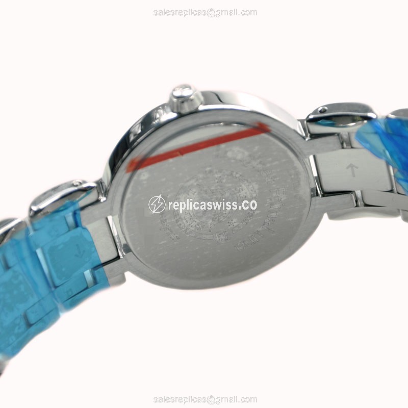 Longines Prima Luna Replica in Stainless Steel Case & White Dial, Quartz Movement Watch - view 4