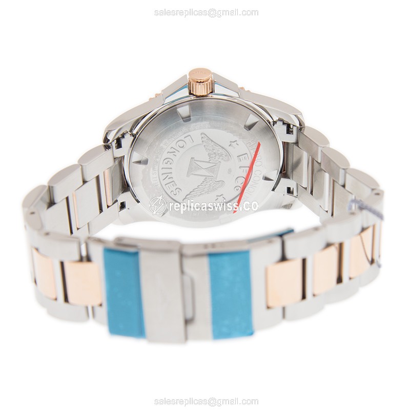 Luxurious Longines Conquest Replica in Blue Dial Steel Case, Automatic Movement Watch - view 4
