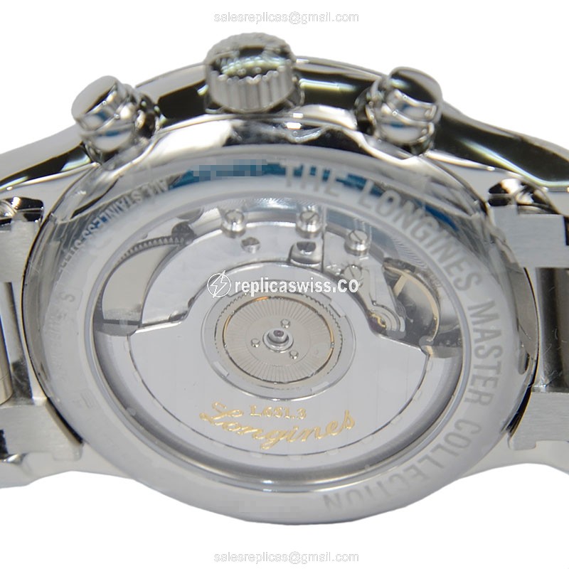 Luxurious Longines L2.669.4.78.6 Replica Watch | Automatic Movement, Silver Dial & Case - view 4