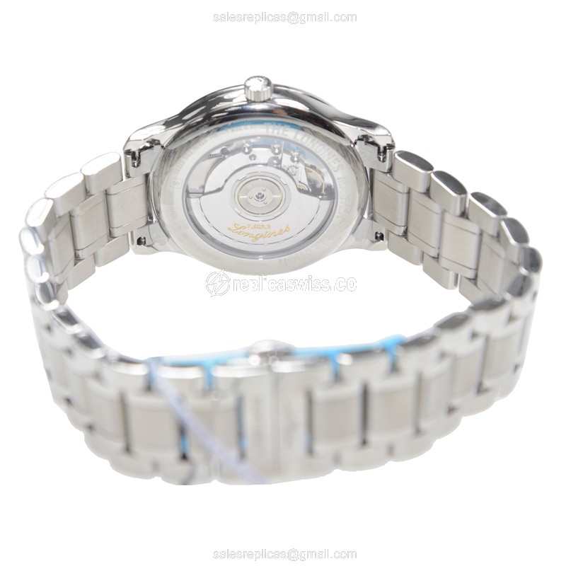 Luxurious Longines L2.708.4.51.6 Replica Watch | Automatic Movement | Black Dial | Stainless Steel - view 4