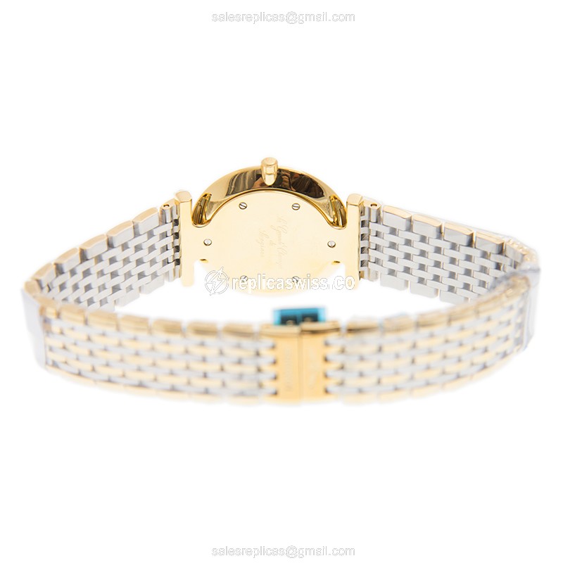 Luxurious Longines L4.512.2.41.7 LA GRANDE石英表，18K金钢带，雅致米色表盘 Watch - view 4