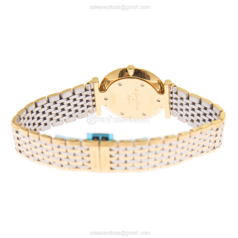 Luxurious Longines L4.512.2.87.7 Replica in White Dial & Gold-Plated Case Watch - view 4