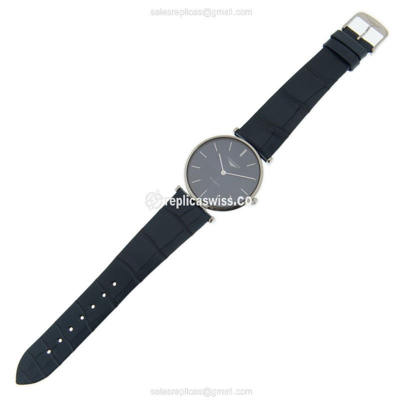 Luxurious Longines L4.908.4.95.2 Replica in Blue Dial & Steel Case, Automatic Movement Watch - view 2