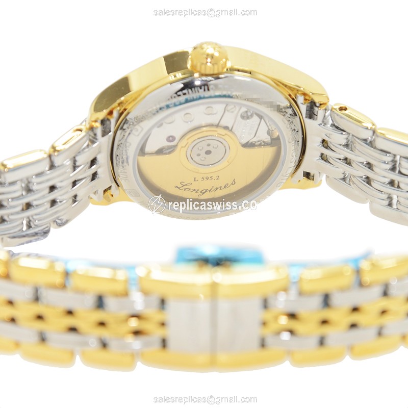 Luxurious Longines Lyre Replica in 18K Gold Case, Automatic Movement, Gold Dial Watch - view 4