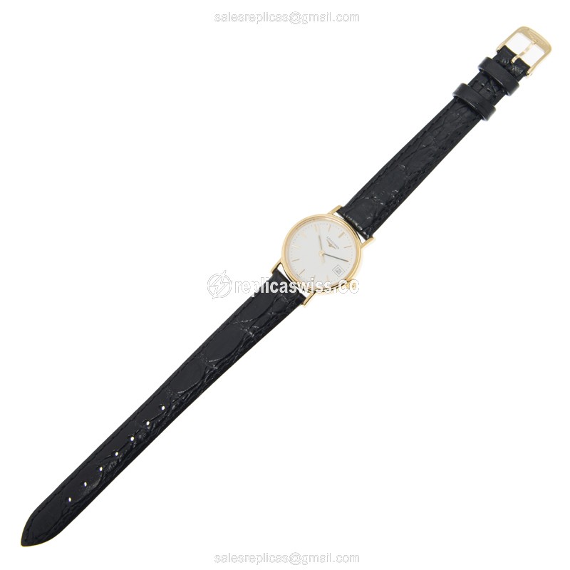 Luxurious Longines Presence Replica in White Dial & Stainless Steel Case, Automatic Movement Watch - view 2
