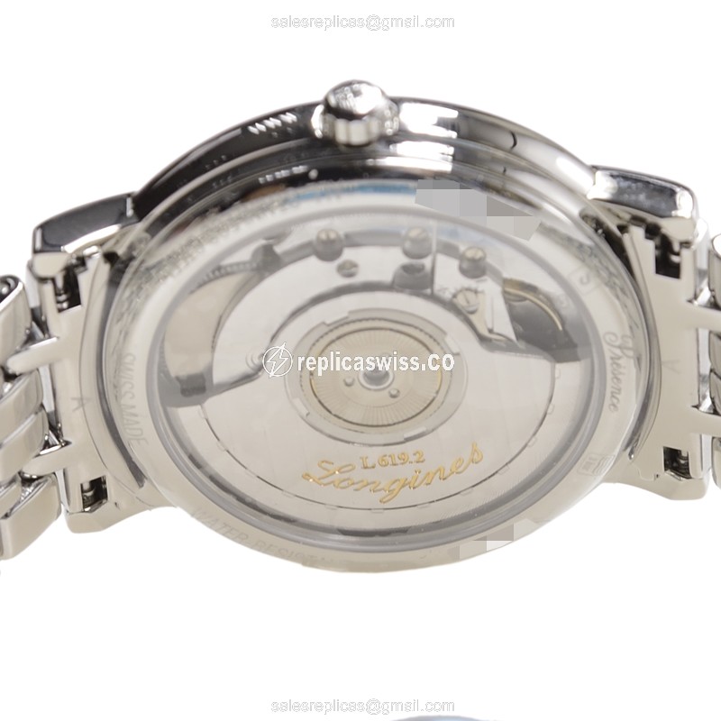 Luxurious Longines Presence Replica with Automatic Movement Stainless Steel Case Watch - view 4
