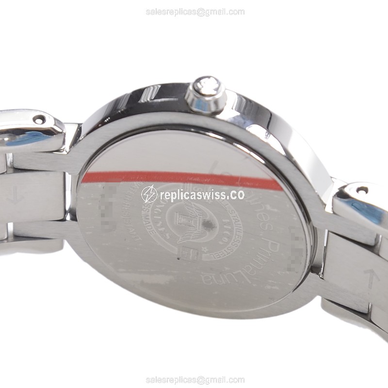 Luxurious Longines Prima Luna Replica in Stainless Steel Case, White Dial, Sapphire Crystal - view 4