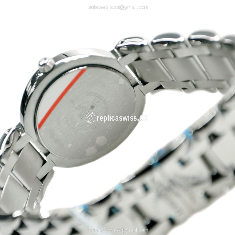 Luxurious Longines Prima Luna Replica in Stainless Steel Case & White Dial Watch - view 4