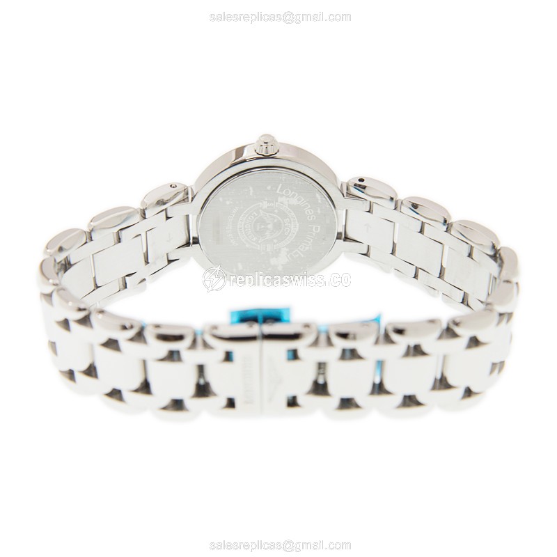 Luxurious Longines Prima Luna Replica in Stainless Steel & White Dial, Automatic Movement Watch - view 4