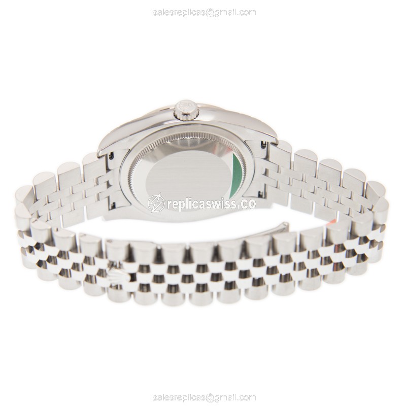 Luxurious Rolex 116244NG Datejust Replica in 18kt Steel, Black Dial, Sapphire Crystal Watch - view 4