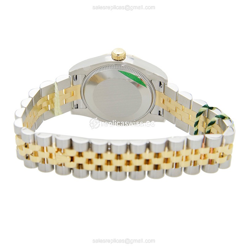 Luxurious Rolex Lady Datejust Replica in White Dial & 18kt Steel, Automatic Movement Watch - view 4