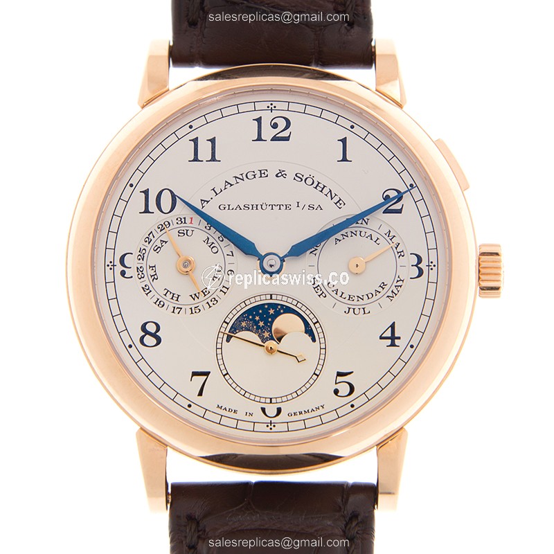 A Lange & Sohne 1815 Chronograph Replica | Automatic Movement | 18kt Rose Gold Case Watch