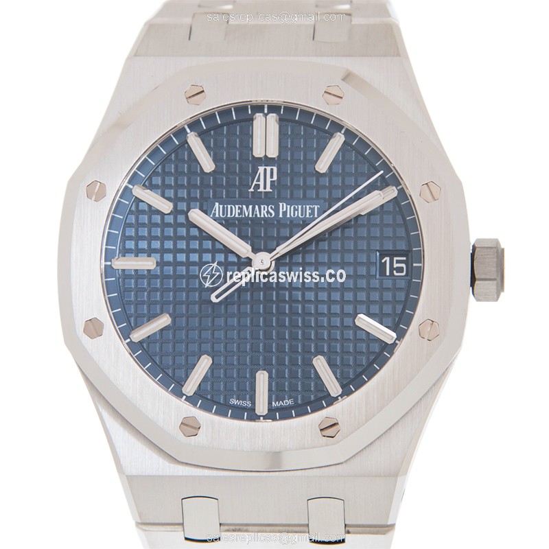 Audemars Piguet 15500ST.OO.1220ST.01 Replica, Automatic Blue Dial, Stainless Steel Case & Silver