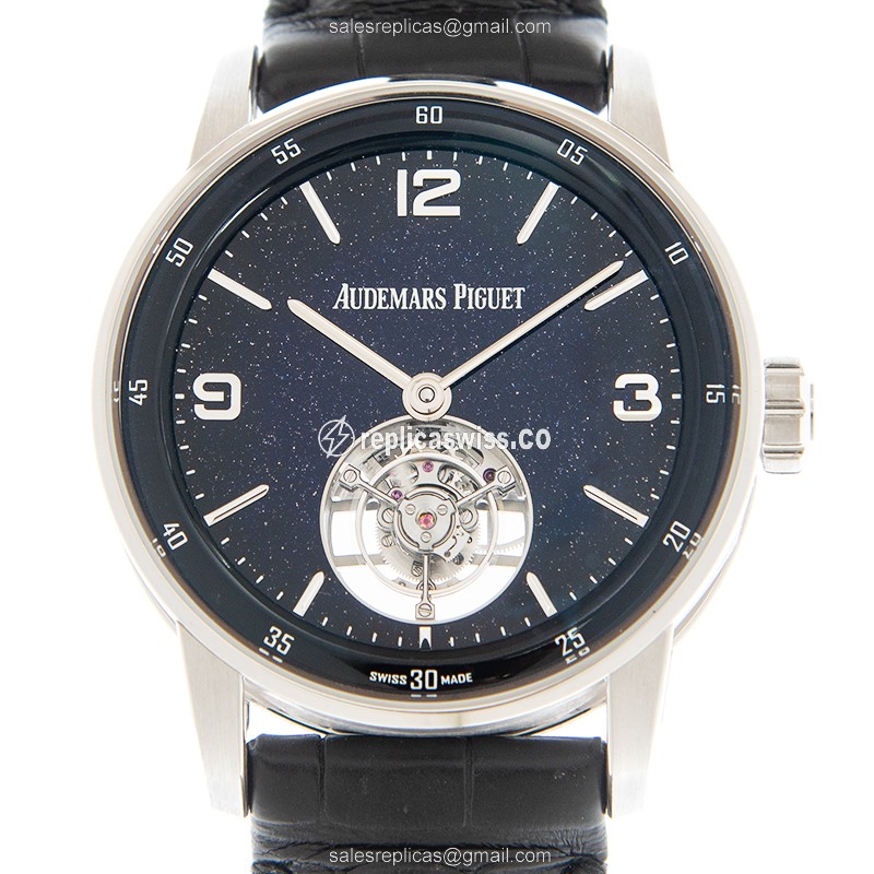 Audemars Piguet 26396BC.OO.D002CR.01 Code 11.59 Replica, Automatic Movement, 18kt Gold Case & Blue
