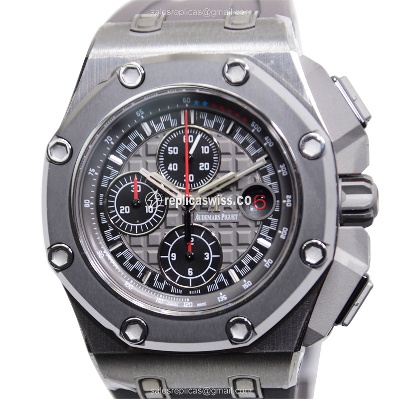 Audemars Piguet Royal Oak Offshore Replica | Automatic Movement, Titanium Case, Dark Grey Dial Watch