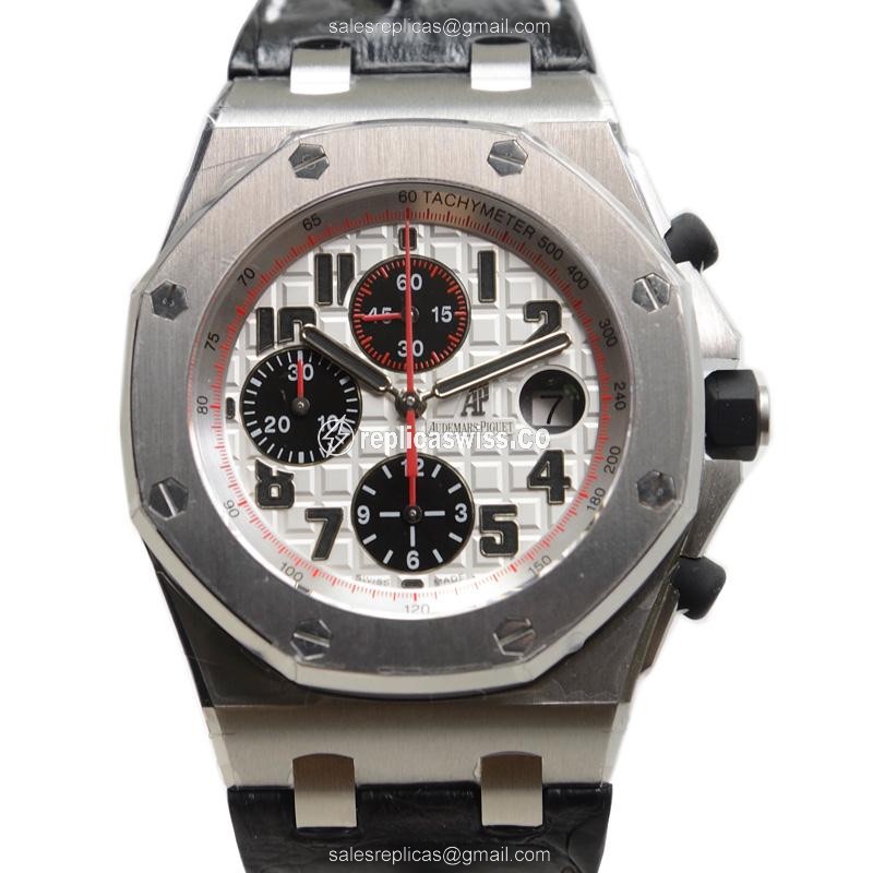 Audemars Piguet Royal Oak Offshore Replica | Automatic Movement, White Dial, Stainless Steel Case