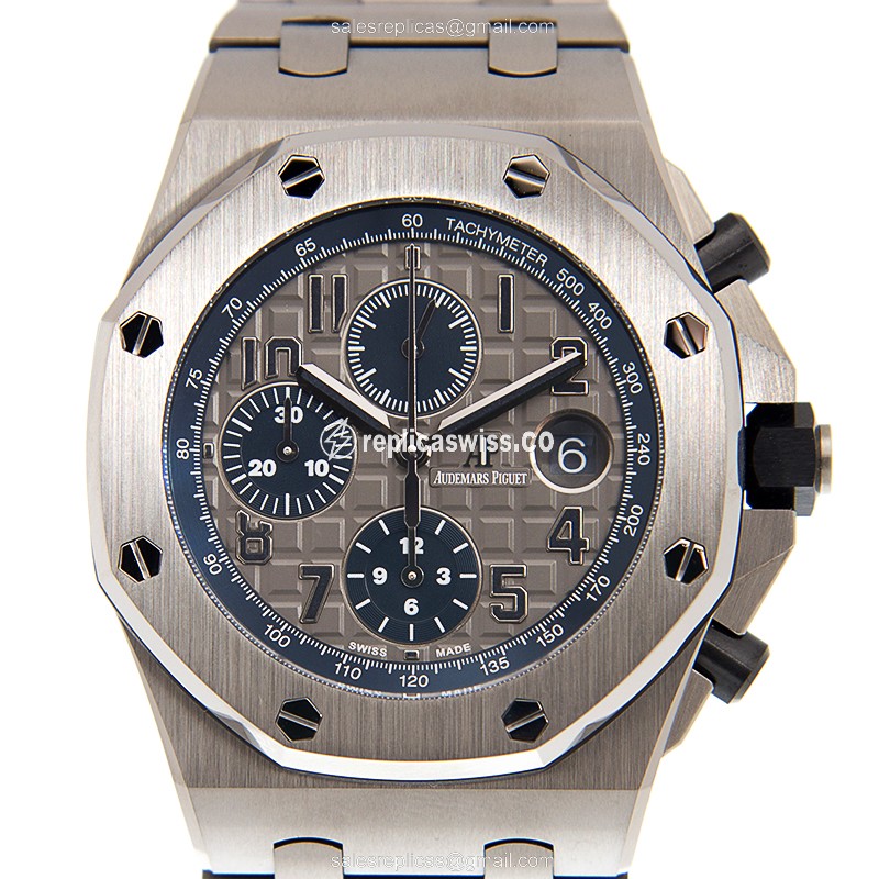 Audemars Piguet Royal Oak Offshore Replica in Gray Dial & Titanium Case, Automatic Movement Watch