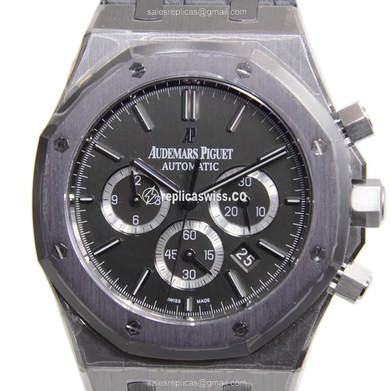 Audemars Piguet Royal Oak Replica in Stainless Steel, Automatic Movement & Dark Grey Dial Watch