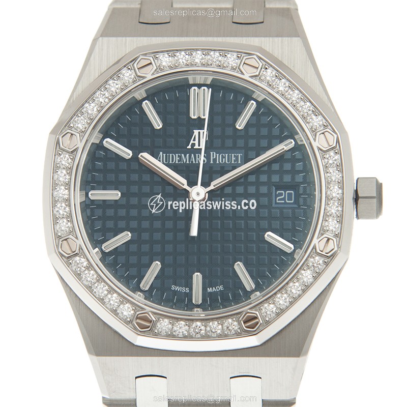Audemars Piguet Royal Oak Replica in Stainless Steel & Blue Dial, Automatic Movement & Silver Steel