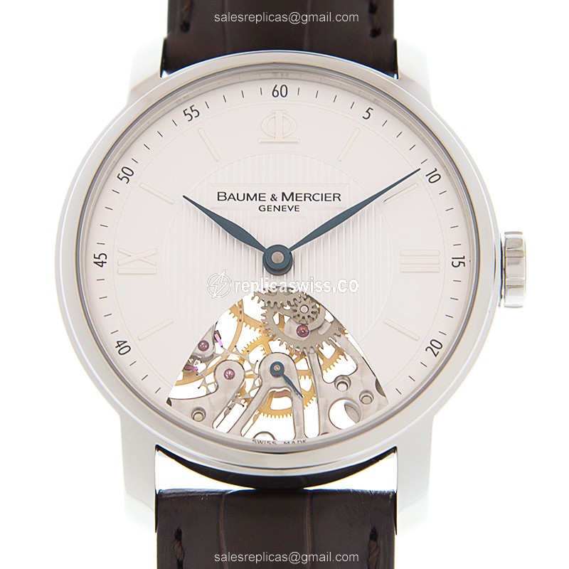 Baume & Mercier CLASSIMA Manual Wind — Elegant White Dial, Genuine Steel Case Watch