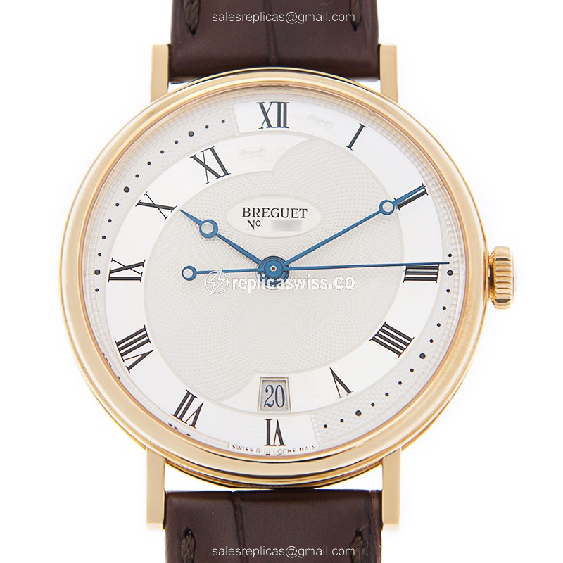 Breguet 5197BA/15/986 Classic Replica with Automatic Movement & Silver Dial Watch